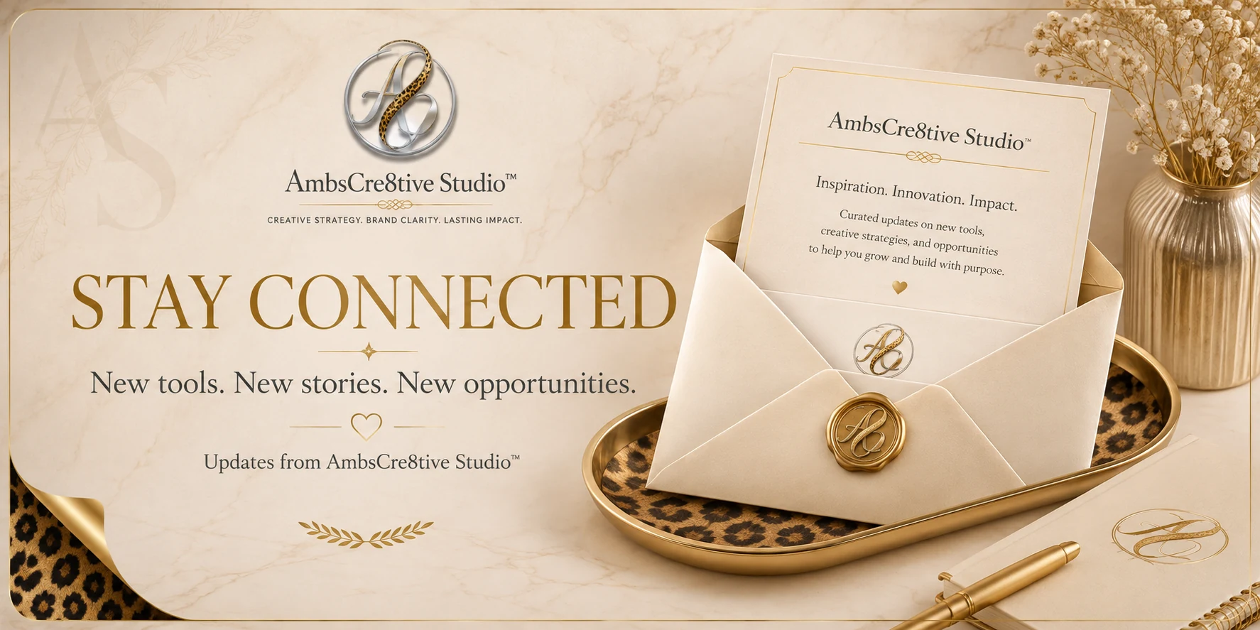 Stay connected with AmbsCre8tive Studio