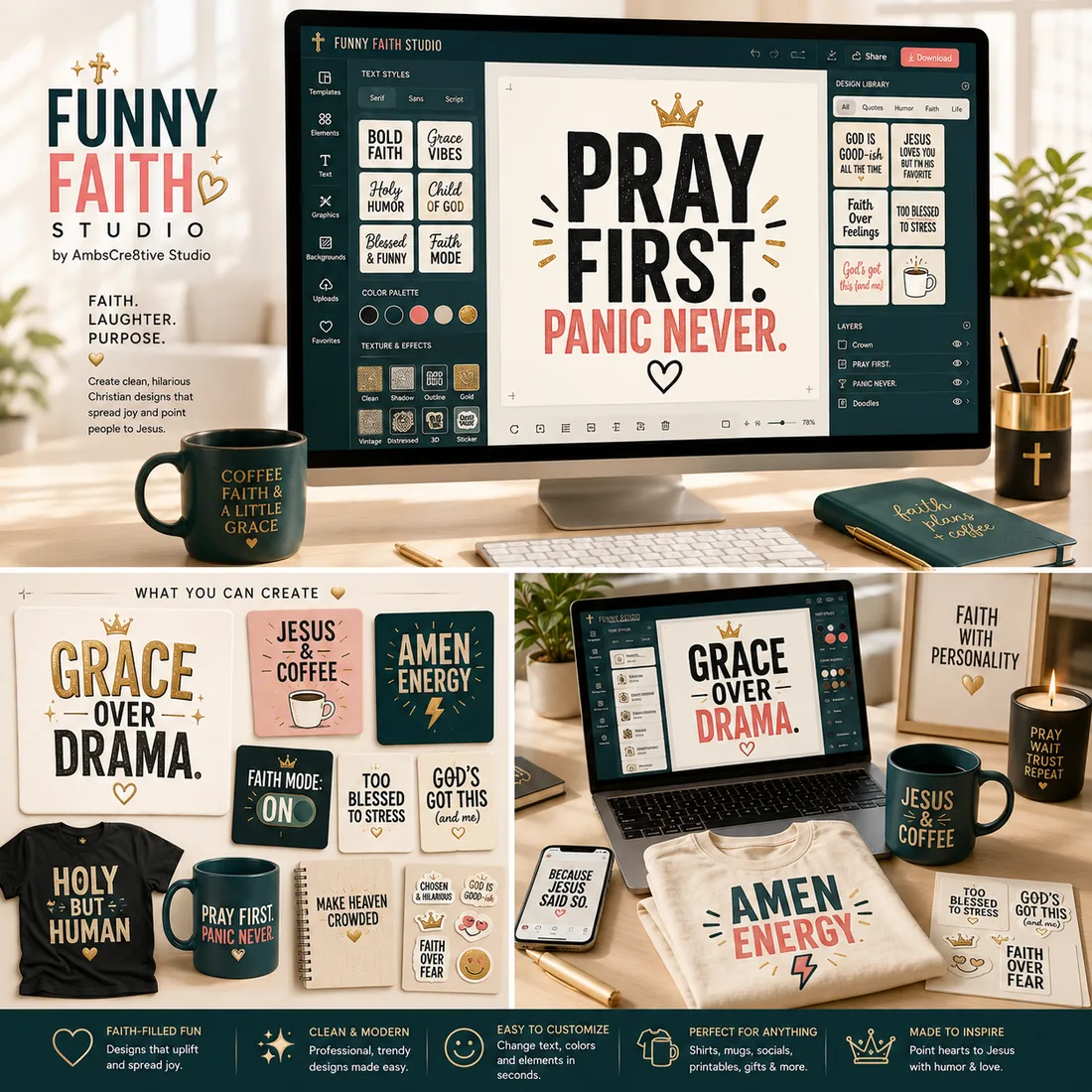 Funny Faith Studio preview